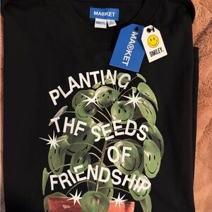 Market Black Graphic Tee